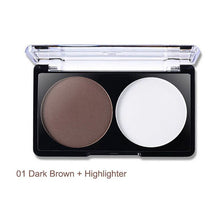 4 Patterns Face Shading Powder Contour Highlighter Bronzer Palette Set Trimming Makeup Face Contour Grooming Pressed Powder ILML