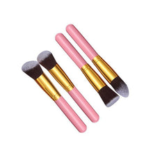 4 Pcs Synthetic Flat makeup brushes professional MAANGE Powder Foundation make up brushes Cosmetic Eyeshadow hair paint Brush ILML