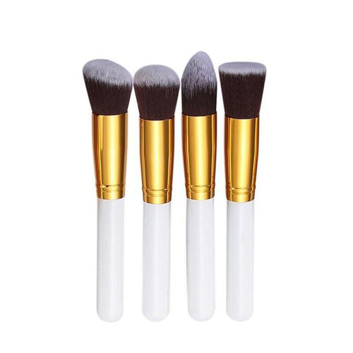 4 Pcs Synthetic Flat makeup brushes professional MAANGE Powder Foundation make up brushes Cosmetic Eyeshadow hair paint Brush ILML