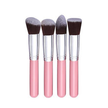 4 Pcs Synthetic Flat makeup brushes professional MAANGE Powder Foundation make up brushes Cosmetic Eyeshadow hair paint Brush ILML