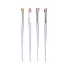 4Pcs Colorful Professional makeup brushes Cosmetic Eyebrow Eyeshadow make up brushes Face Powder Foundation Blush Brush ILML