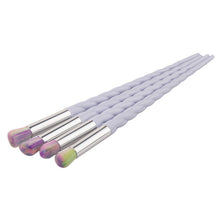 4Pcs Colorful Professional makeup brushes Cosmetic Eyebrow Eyeshadow make up brushes Face Powder Foundation Blush Brush ILML