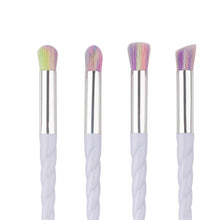 4Pcs Colorful Professional makeup brushes Cosmetic Eyebrow Eyeshadow make up brushes Face Powder Foundation Blush Brush ILML
