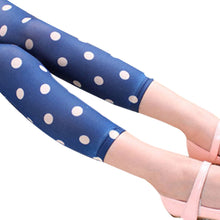 5-12Years Baby Kids Stretch Skinny Leggings Pants Printed Floral Girls Trousers  ILML