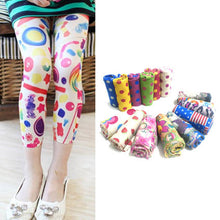 5-12Years Baby Kids Stretch Skinny Leggings Pants Printed Floral Girls Trousers  ILML
