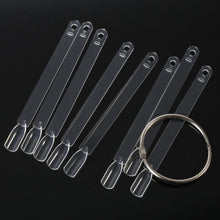 50 Pieces False Display Nail Art Fan Wheel Polish Practice Tip Sticks Design Decor Set  ILML