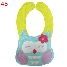 56 Patterns Kids Baby Bibs Animals Waterproof Cotton Saliva Towel Infant Lunch Bib ILML