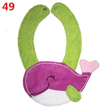 56 Patterns Kids Baby Bibs Animals Waterproof Cotton Saliva Towel Infant Lunch Bib ILML