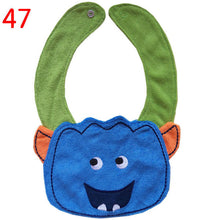 56 Patterns Kids Baby Bibs Animals Waterproof Cotton Saliva Towel Infant Lunch Bib ILML