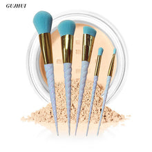 5PCS GUJHUI professional makeup brushes Eyeshadow Foundation blending make up brushes Tools eyebrow cosmetics Tools ILML