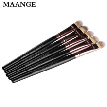 5PCS Professional makeup brushes Cosmetic Wood Eyeshadow hair Brush Powder Foundation blending makeup brush maquillage Tool ILML