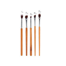 5PCS Professional makeup brushes Cosmetic Wood Eyeshadow hair Brush Powder Foundation blending makeup brush maquillage Tool ILML