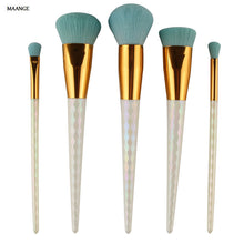 5Pcs Colorful Professional makeup brushes MAANGE Eyebrow Eyeshadow Contour Brush Foundation make up brushes maquillage kits ILML
