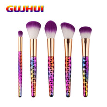 5pcs 6pcs GUJHUI Professional makeup brushes Foundation Eyebrow Eyeliner Blush brush Concealer make up brushes cosmetics ILML