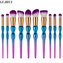 5pcs 7pcs 10PCS Multicolor GUJHUI makeup brushes Cosmetic Eyebrow Eyeliner brush Foundation make up brushes makeup brush ILML