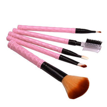 5pcs GUJHUI Professional makeup brushes Cosmetics Eyebrow Lip Eyeshadow fiber Blush Foundation makeup brush maquiagem tools ILML