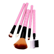 5pcs GUJHUI Professional makeup brushes Cosmetics Eyebrow Lip Eyeshadow fiber Blush Foundation makeup brush maquiagem tools ILML