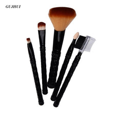 5pcs GUJHUI Professional makeup brushes Cosmetics Eyebrow Lip Eyeshadow fiber Blush Foundation makeup brush maquiagem tools ILML