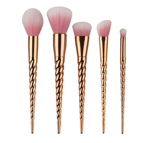 5pcs Professional Eyebrow Eyeliner makeup brushes Cosmetic Blush Concealer make up brushes maquillage Tools Cosmetics ILML