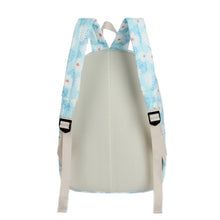 6 Colors Women Double-Shoulder Sweet Printing Canvas Zipper Daily Backpack Schoolbag  ILML