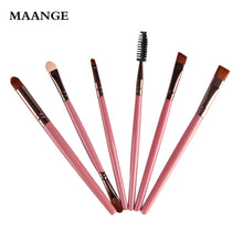 6 PCS Makeup Brushes Pro Powder Blush Foundation Eyeshadow Eyeliner Lip Cosmetic Brush Kit Beauty Cleaning makeup Tools ILML