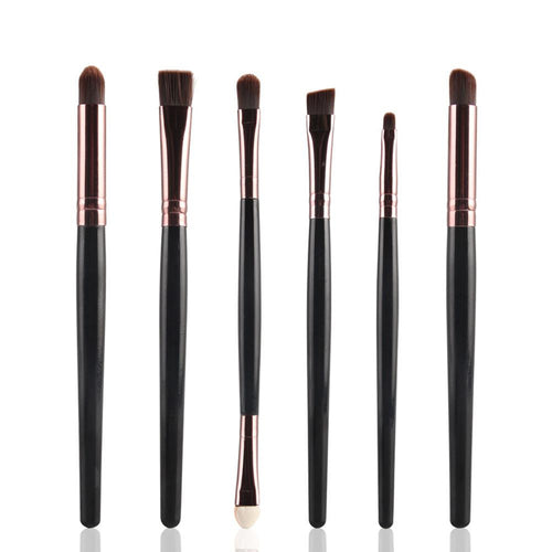 6 Pcs Multi-Function Cosmetic Makeup Brushes Lip eyebrows eyelashes Tools Concealer Professional rose gold makeup Brushes ILML