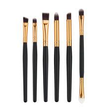 6 Pcs Pro Makeup Brushes Make Up Wood Tools Cosmetics Powder Foundation Lip Face Eyeshadows Brush Kits pincel maquiagem ILML