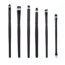 6 Pcs Pro Makeup Brushes Make Up Wood Tools Cosmetics Powder Foundation Lip Face Eyeshadows Brush Kits pincel maquiagem ILML