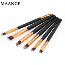 6 Pcs Pro Makeup Brushes Make Up Wood Tools Cosmetics Powder Foundation Lip Face Eyeshadows Brush Kits pincel maquiagem ILML