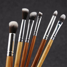 6 Pcs Professional Bamboo Hle Eyeshadow Powder Foundation Brushes Makeup Brushes Cosmetics Makeup Brush Tools Concealer ILML