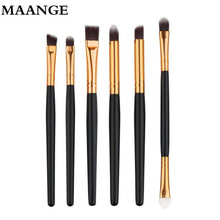 6 Pcs Professional Makeup Brushes Make Up Wood Tools Cosmetics Powder Foundation Face Eyeshadows Brush pincel maquiagem ILML