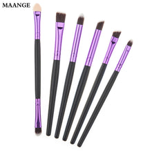 6 Pcs Professional Makeup Brushes Make Up Wood Tools Cosmetics Powder Foundation Face Eyeshadows Brush pincel maquiagem ILML