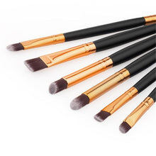 6 Pcs Professional Makeup Brushes Make Up Wood Tools Cosmetics Powder Foundation Face Eyeshadows Brush pincel maquiagem ILML