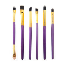 6 Pcs Professional Makeup Brushes Make Up Wood Tools Cosmetics Powder Foundation Face Eyeshadows Brush pincel maquiagem ILML