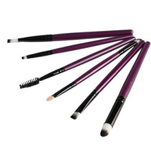 6 pcs Eye Makeup Brushes Eyeshadow Blending Brush Powder Foundation Eyebrow Lip Eyeliner Brushes professional Cosmetic Tool ILML