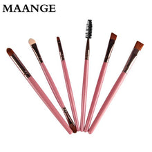 6 pcs Eye Makeup Brushes Eyeshadow Blending Brush Powder Foundation Eyebrow Lip Eyeliner Brushes professional Cosmetic Tool ILML