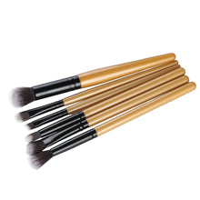 6 pcs Black Makeup Brushes Eyeshadow Professional Foundation Makeup Hair Brush tool Kits Make Up Paint Brush Brushes ILML