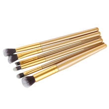 6 pcs Black Makeup Brushes Eyeshadow Professional Foundation Makeup Hair Brush tool Kits Make Up Paint Brush Brushes ILML