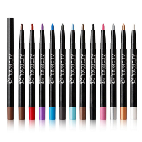 12 Colors Eyeshadow Eyeliner Pen Highlights Natural Long Lasting Waterproof Eye Shadow Pencil For Ladies Cosmetic Makeup Set ILML