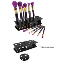 15 Hole Drying Rack Organizer Shelf Square Makeup Brush Holder Make Up Cosmetic Brush Holder Tools ILML