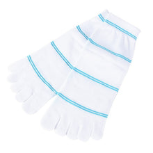 Men Sockiddle Tube Stripe Five Finger Toe Breathable Socks ILML