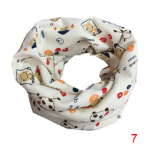 Baby Bibs Boys Girls Love Heart Cartoon Cute Scarf Cotton O Ring Collars Children Accessories Neckerchief Scarves ILML