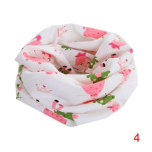 Baby Bibs Boys Girls Love Heart Cartoon Cute Scarf Cotton O Ring Collars Children Accessories Neckerchief Scarves ILML