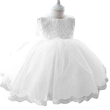 Baby Girl Dress Baptism Dresses For Girls Infant 1-6 Year Birthday Party Lace Bowknot Dress for Kids Girl Vestidos LL4 ILML