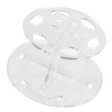 Cosmetic Shelf Rack Toothbrush Makeup Brush Organizer Acrylic 6 Hole Oval Makeup Brush Holder For Stand Drying Brush ILML
