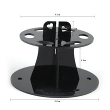 Cosmetic Shelf Rack Toothbrush Makeup Brush Organizer Acrylic 6 Hole Oval Makeup Brush Holder For Stand Drying Brush ILML