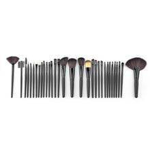 MAANGE Professional 32pcss Cosmetic Facial Make up Brush Kit Wool Makeup Brushes Tools Set with Black Leather Case S1 ILML
