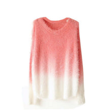 Brand Sweater Women Sexy O-neck Sweaters Loose Fluffy Wool Pullovers ILML