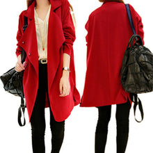 Korean Jacket Elegant Women Lady Long Sleeve Lapel Loose Coat Jacket Windbreaker jawbreaker Y09 ILML