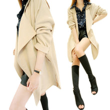 Korean Jacket Elegant Women Lady Long Sleeve Lapel Loose Coat Jacket Windbreaker jawbreaker Y09 ILML